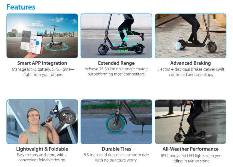 X3 350W Electric Scooter
